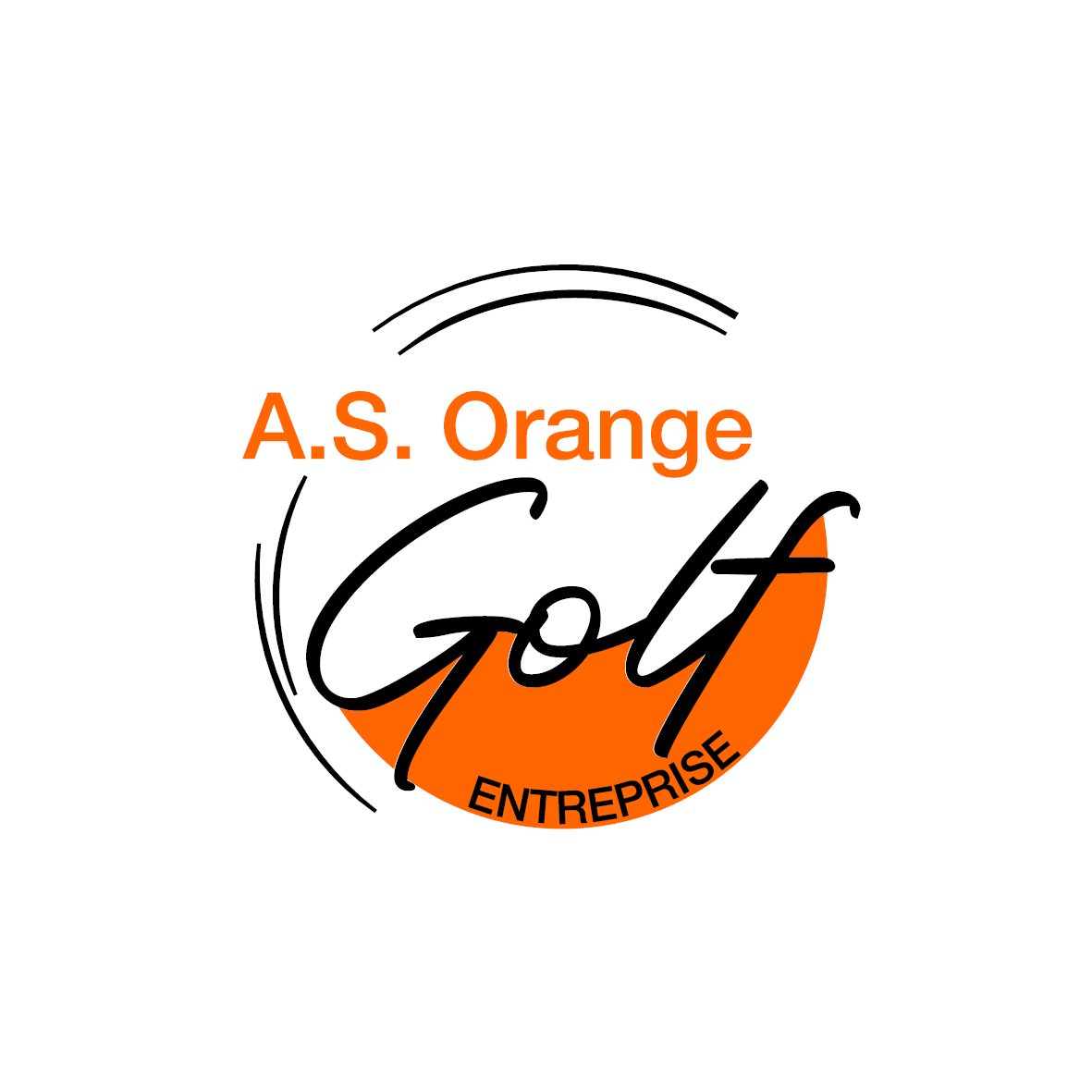 Logo as orange